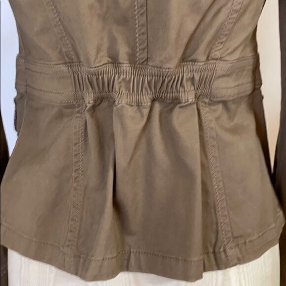 Guess Brown Denim Jean Utility Jacket with Pockets Size S - Picture 9 of 13